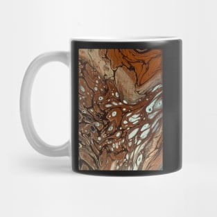 Milk Chocolate acrylic pouring Mug